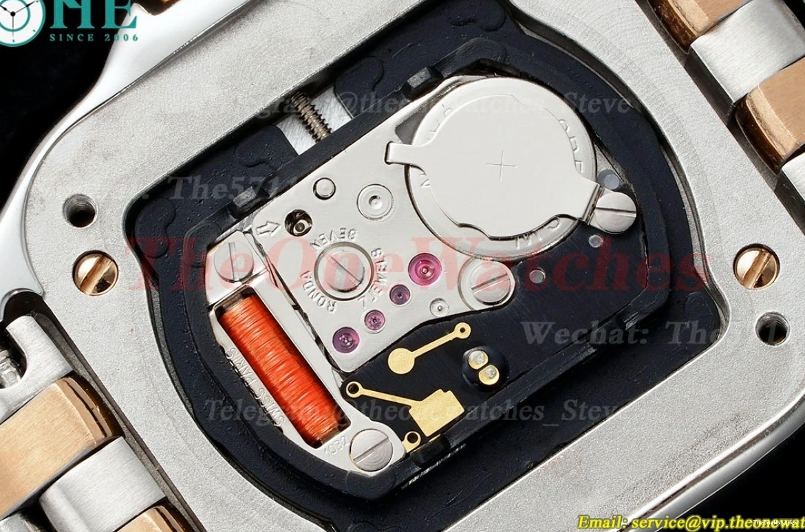 White RG Panthere AF Quartz Ladies Dia 22mm Secrete Small De SS 0521